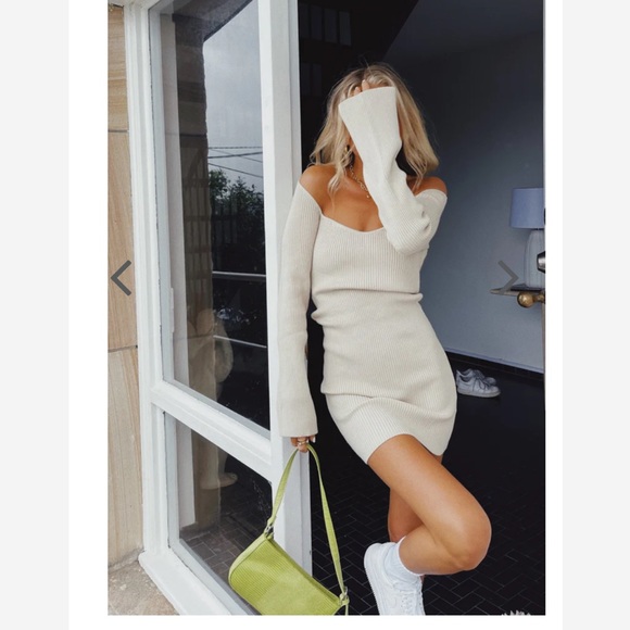 Verge Girl Dresses Vrg Grl New Fashion Ribbed Knit Mini Dress